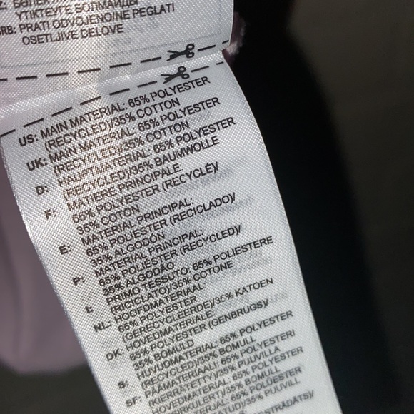 Adidas pink crop‎ top logo poly cotton blend medium NEW - Picture 4 of 4